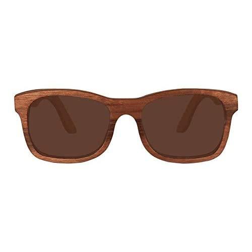 Óculos de sol de madeira Leaf Eco Groove Imbuia