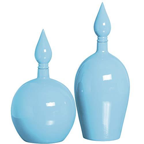 Duo Potes Monaco/lisboa T. Gota Ceramicas Pegorin Azul Bebe