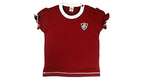 Camiseta Fluminense, Rêve D'or Sport, Meninas, Branco/Grená, 1