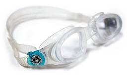 Óculos De Natação Aqua Sphere Mako Transpartente/Presilha Turquesa - Lente Transparente