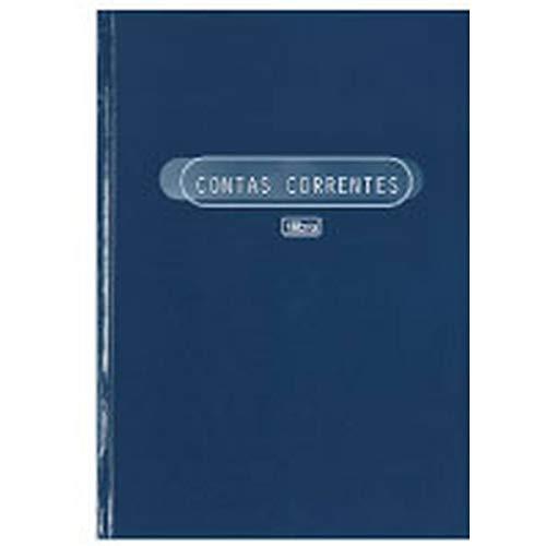 Livro Conta Corrente, Tilibra 12.015-4, Multicor, Pacote com 10 Unidades