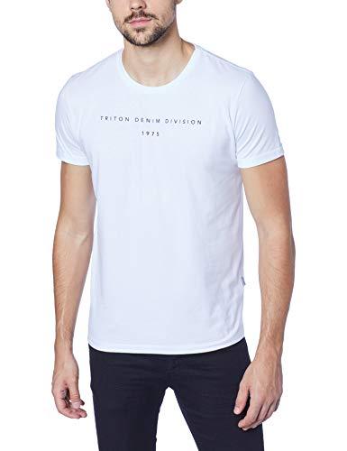 Triton Camiseta Básica Masculino, XGG, Branco