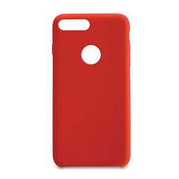 Capa Pong Apple Iphone 7 Plus Liquid Silicon, Customic, Capa Anti-Impacto, Vermelho