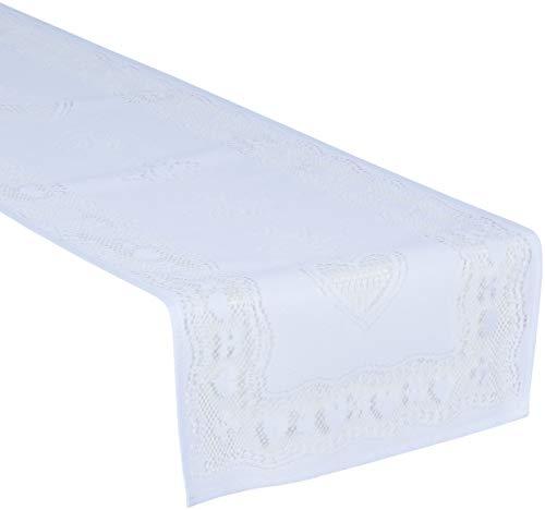 Trilho de Crochê Lepper Lace Branco 35 cmx1.70 m Poliéster