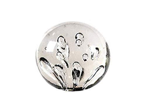 Esfera de Cristal Bola de cristal macilo e transparente com bolhas Diâmetro 10cm