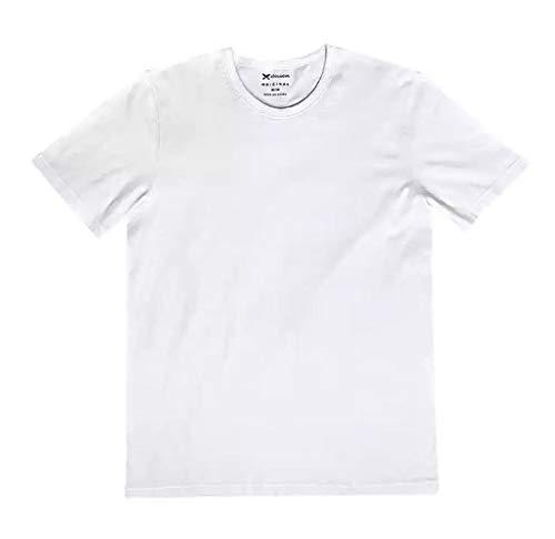 Camiseta Básica Regular Manga Curta, Hering, Masculino, Branco, XG