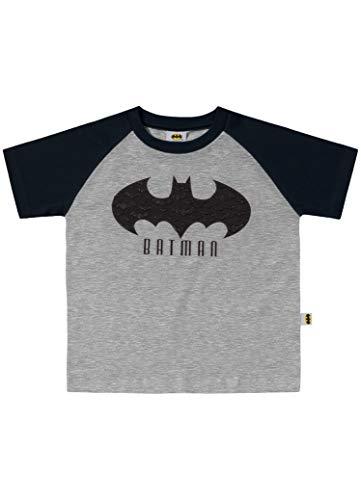 Camiseta Meia Malha Batman, Fakini, Meninos, Mescla, 2