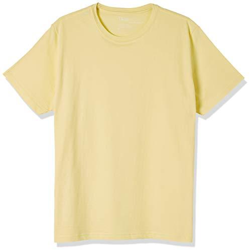 Camiseta, Taco, Básica, Masculino, Amarelo (Claro), P