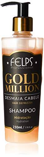 Felps Gold Million Desmaia Cabelo Shampoo 230ML, Felps Professionnel