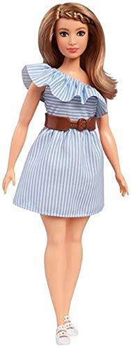 Boneca Barbie Fashionistas N76 Purely Pinstriped Curvy - FBR37 - Mattel