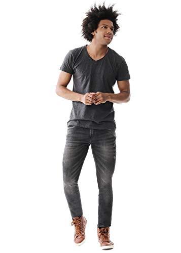 Calça masculina Skinny, Sawary Jeans, Masculino, Black, 36