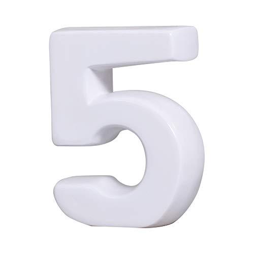 Numero Cinco Ceramicas Pegorin Branco