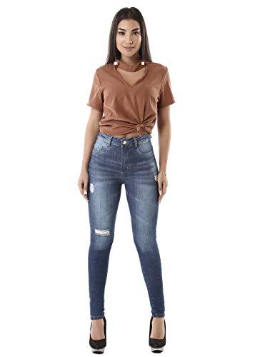 Calça feminina Super Lipo, Sawary Jeans, Feminino, Jeans, 40