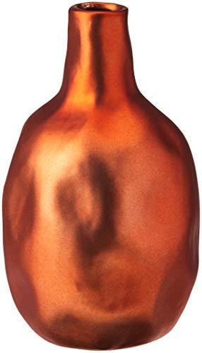 Vaso de Cerâmica Judy Lyor Rosé Gold 11 x 19 cm