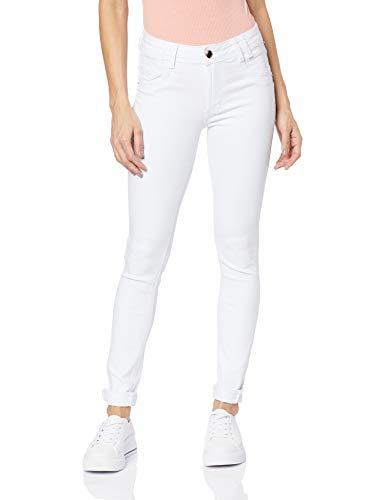 Calça feminina Intermediária, Sawary Jeans, Feminino, Branco, 42