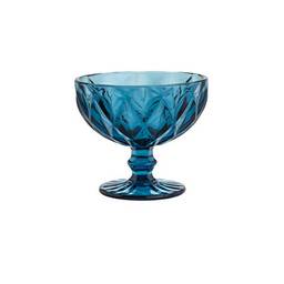 Conjunto 6 Taças de Vidro Diamond Lyor Azul 310Ml
