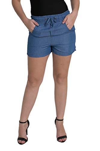 Shorts Jeans Sport Denim Z, Denúncia, Feminino, Azul, 40
