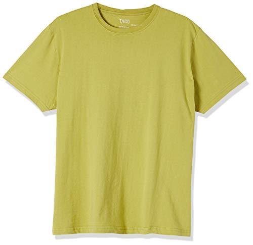 Camiseta, Taco, Básica, Masculino, Verde (Claro), M