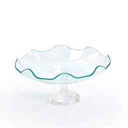 Prato Salsa Fundo Home Glass Multicor Medio