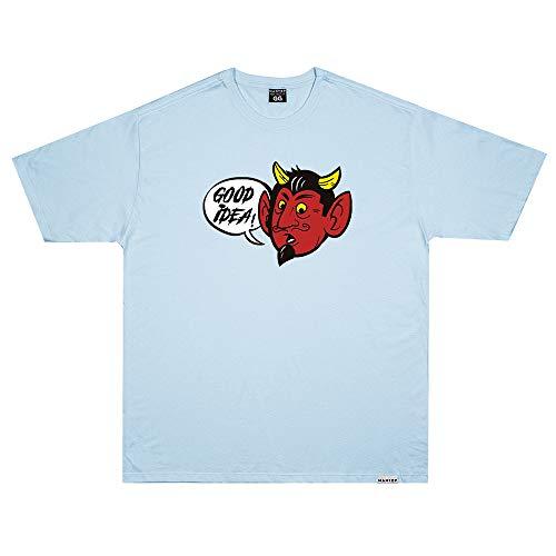 Camiseta Wanted - Good Idea Azul Cor:Azul;Tamanho:GG