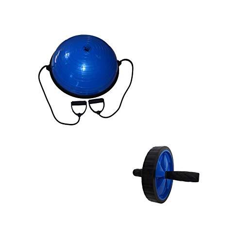 Kit Funcional para treino em casa - Roda Abdominal + Bosu - Slade Fitness