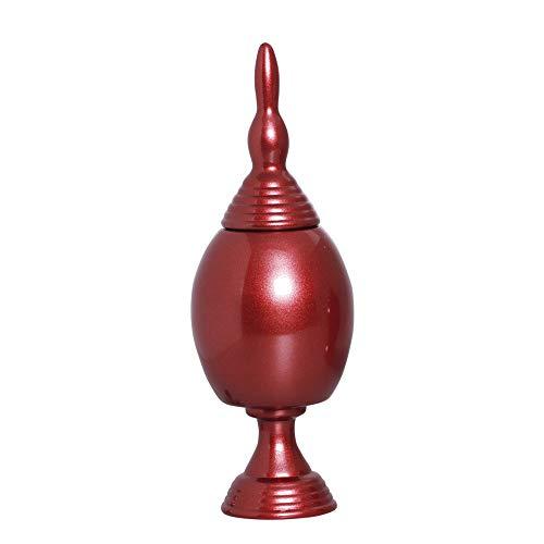 Pote Taça Veneza M E Tampa Ceramicas Pegorin Vermelho Médio