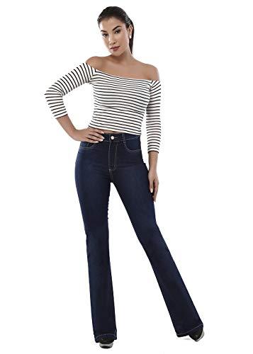 Calça feminina Super Lipo, Sawary Jeans, Feminino, Jeans, 46