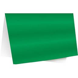 Papel Laminado Cromus, Verde, pacote de 40