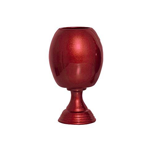 Vaso Taça Veneza Peq Ceramicas Pegorin Vermelho Pequeno