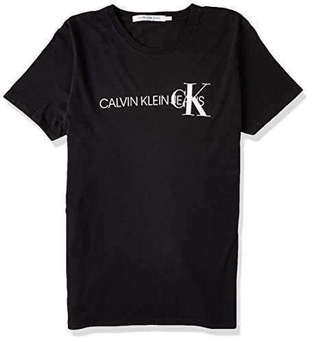 Camiseta Meia Reat, Calvin Klein, Feminino, Preto, PP