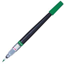 Caneta Pincel Aquarela Color Brush Pentel Verde, Pentel, Sm/Gfl-104X, Verde