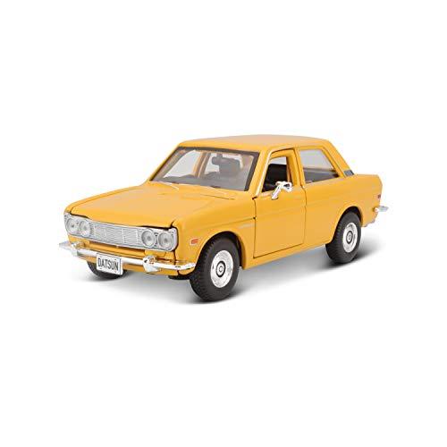 1971 Datsun 510 1/24 Maisto Amarelo