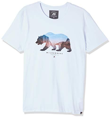 JAB Camiseta Estampada Yosemite Masculino, Tam GG, Branco