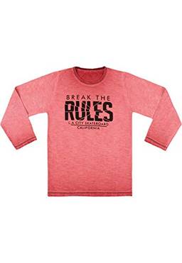 Camiseta Time Kids Inverno Rules Vermelho 6
