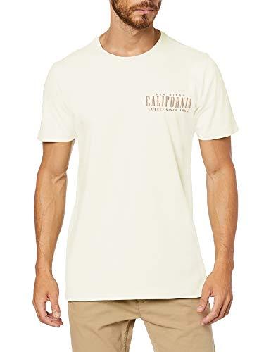 Camiseta Slim, Colcci, Masculino, Branco Amarelado (Off Shell), M