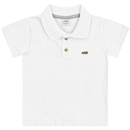 Camisa  Polo, Baby Marlan, Bebê Menino, Branco, MB
