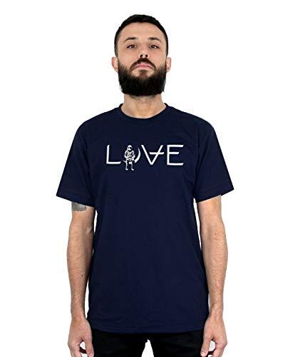 Camiseta Love, Action Clothing, Masculino, Azul Marinho, GG