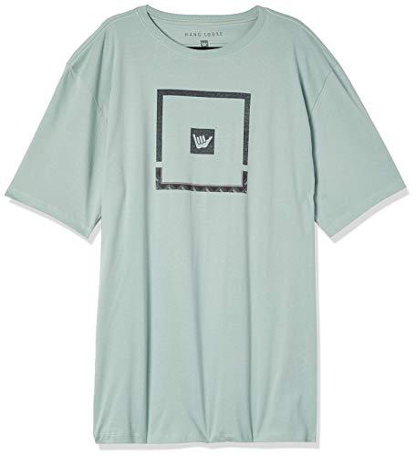 Hang Loose Camiseta Silk Mc Logafricor Masculino, GG3, Azul Candy