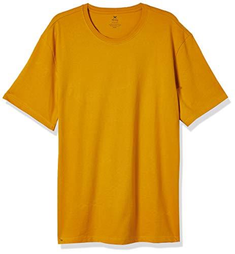 Camiseta manga curta, 0227YUIEN, Hering, Masculino, Amarelo, XG