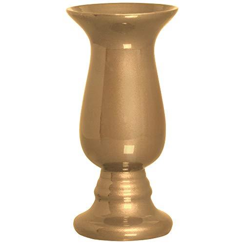 Vaso Mini Imperial, Cerâmicas Pegorin, 431, Dourado
