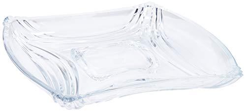 Haüskraft HK-7303-001 Prato Ladan Isfahan Glass, Vidro 38cm