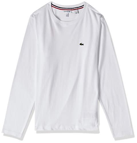 Camiseta infantil decote careca em jérsei, Branco, 12