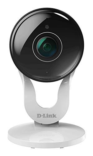 Câmera de segurança,  Full-HD ,  Wi-Fi com Visão Noturna, slot para cartão SD, D-link, DCS-8300LH, Branca , Compatível com Alexa
