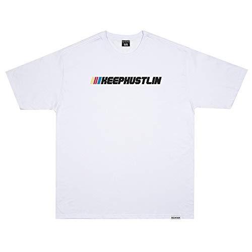 Camiseta Wanted - Racing branco Cor:Branco;Tamanho:G