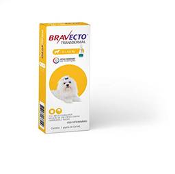 Antipulgas e Carrapatos Bravecto MSD para Cães de 2 a 4,5 kg - 1 Pipeta de 0,4ml
