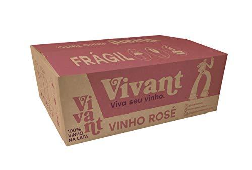Caixa com 24 Unidades de Vinho Rosé Vivant Wines