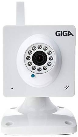 Câmera de Segurança, Wifi Wireless, HD 720p, 10 Metros, Giga Security, GSIPWIFIHD, Branco