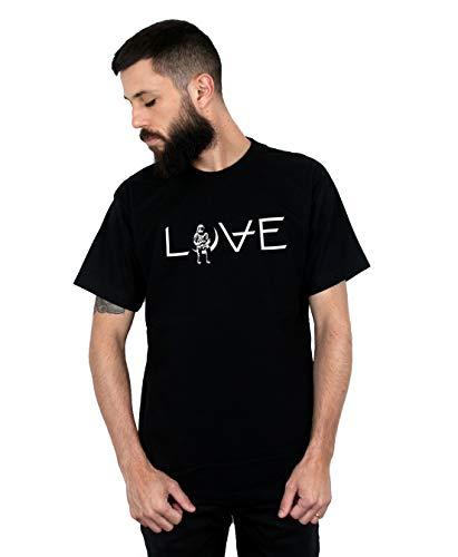 Camiseta Love, Action Clothing, Masculino, Preto, GG