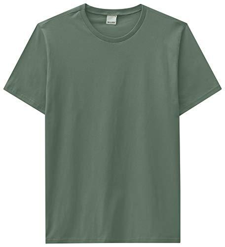 Camiseta Tradicional Lisa ,Malwee, Masculino, Verde Militar, P