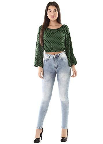 Calça feminina Super Lipo, Sawary Jeans, Feminino, Jeans, 46